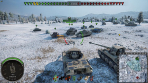 Screenshot ze hry World Of Tanks