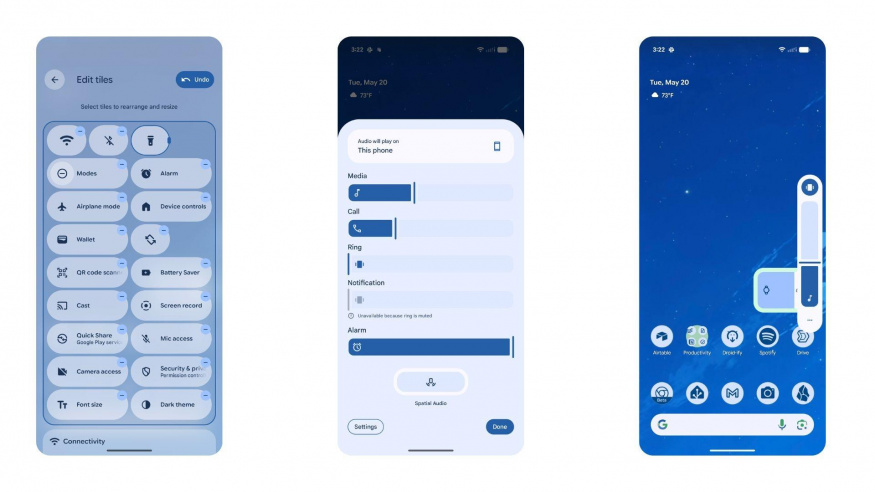 Screenshoty z Androidu 16