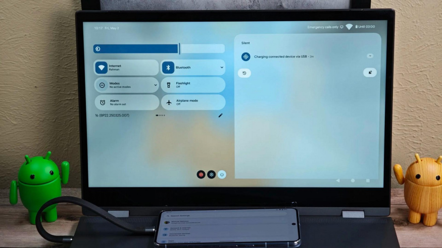 Desktopový režim v systému Android 16