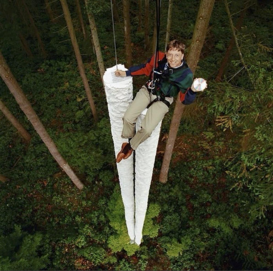 Bill Gates na fotografii z roku 1994