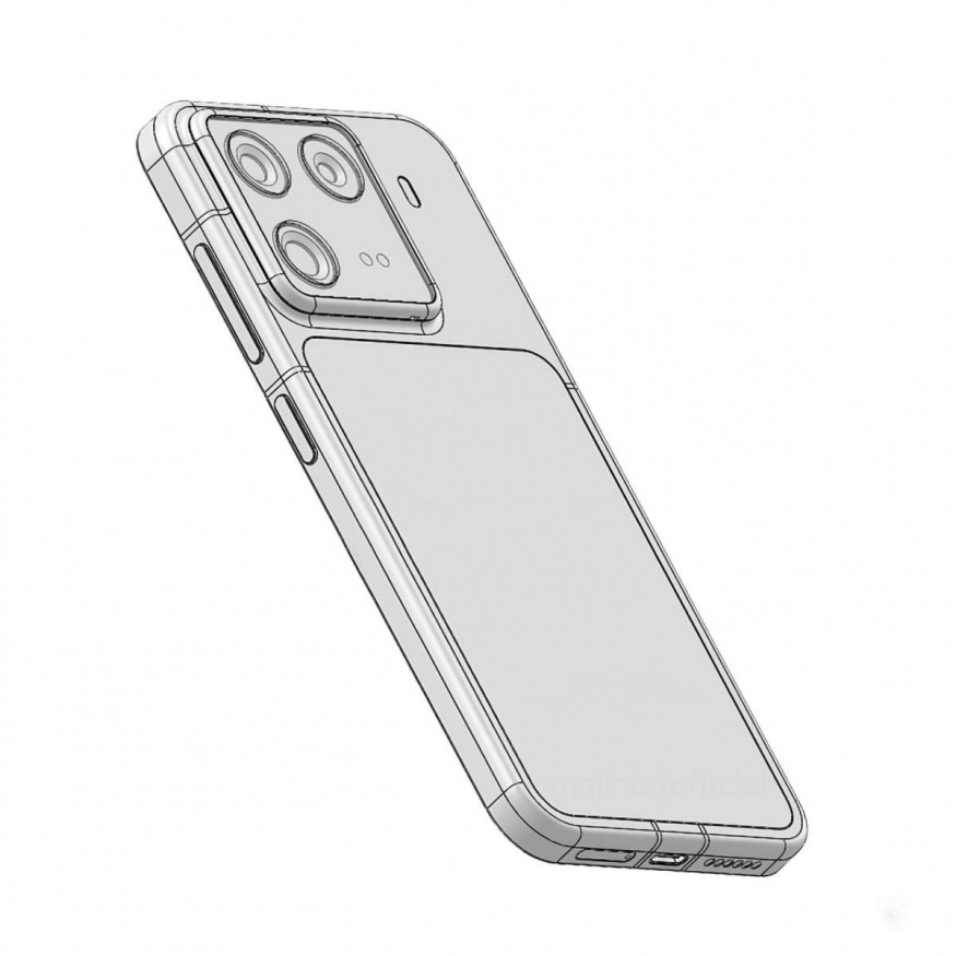 CAD výkres chystaného smartphonu Xiaomi 16