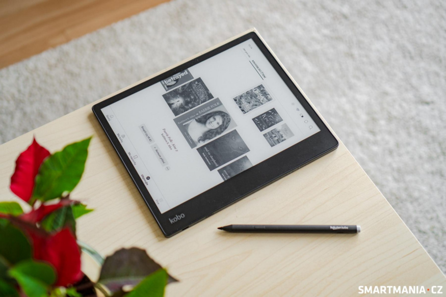 Kobo Elipsa 2E při testování