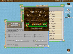 Téma pro MacOS z webu Mac Themes Garden