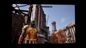 Screenshot ze hry The Elder Scrolls IV: Oblivion na Nvidia GeForce Now skrze VR headset Oculus Quest 2