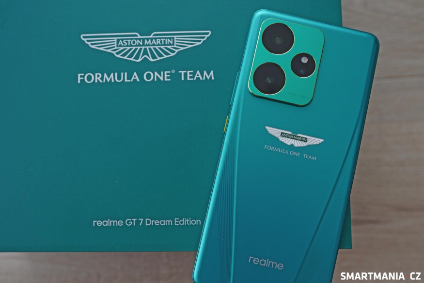 Realme GT 7 ve speciální Aston Martin edici pro fanoušky Formule 1
