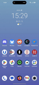 Domovská obrazovka smartphonu Honor 400 Pro