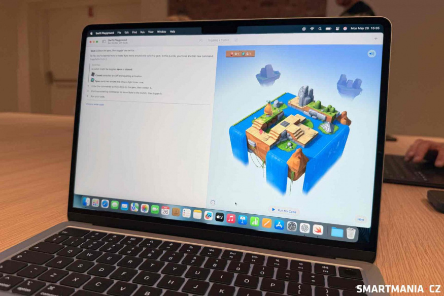 Ukázka programování ve Swift Playground