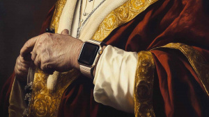 Papež s Apple Watch