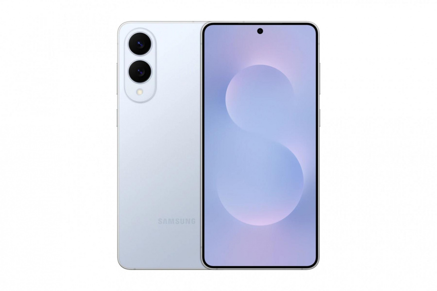 Galaxy S25 v modré barvě