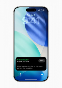 Monitorování hovorů v iOS 26