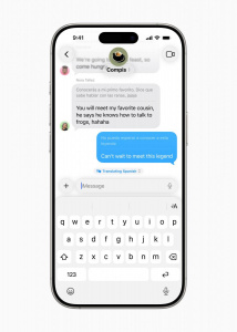 Živý překlad v iOS 26