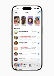 Monitorování hovorů v iOS 26
