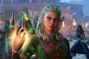 Postava Jaheiry ve hře Baldur's Gate 3