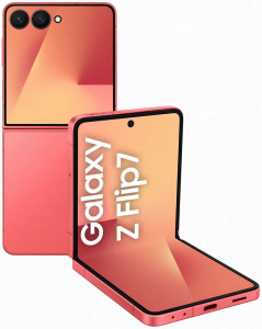Galaxy Z Flip 7 v červené barvě