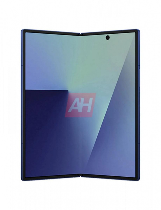 Galaxy Z Fold 7 v modré barvě