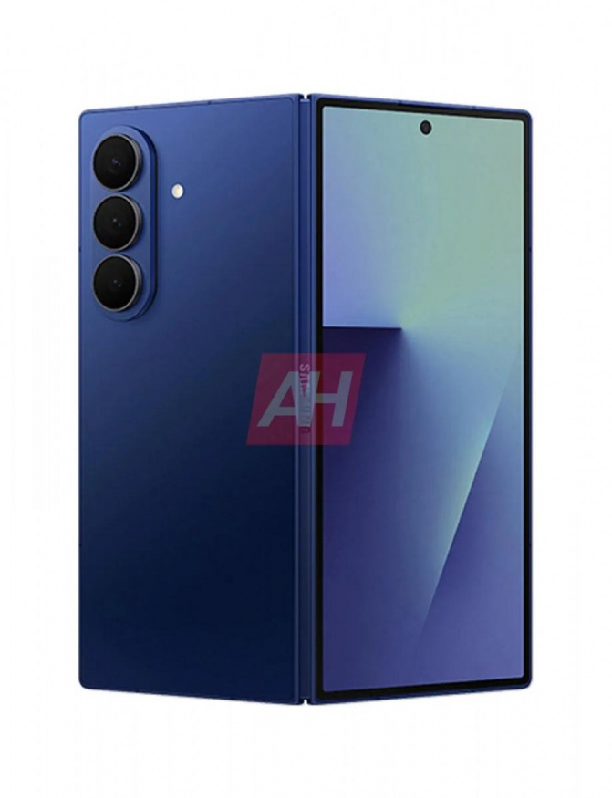 Galaxy Z Fold 7 v modré barvě