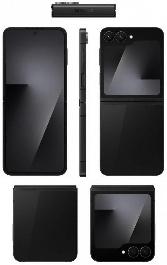 Galaxy Z Flip FE v černé barvě