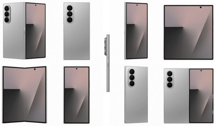 Samsung Galaxy Z Fold 7 ve stříbrné barvě