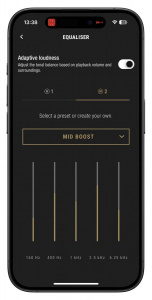 Screenshot z mobilní aplikace