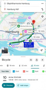 Nové AI funkce plánování tras v Mapách Google