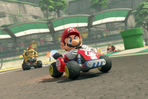 Screenshot ze hry Mario Kart World