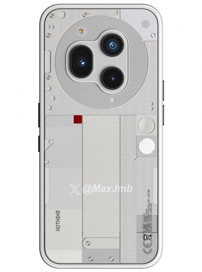 Nothing Phone (3) na uniklém tiskovém snímku
