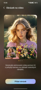 Základní obrazovka generování AI videí