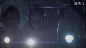 Snímek z teaseru na Stranger Things