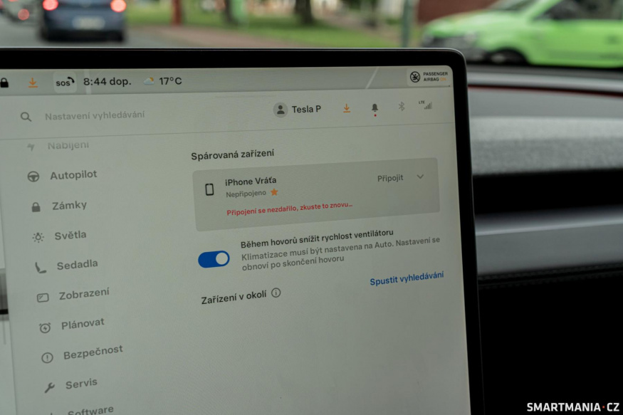 Párkrát se mi mobil prostě nepřipojil