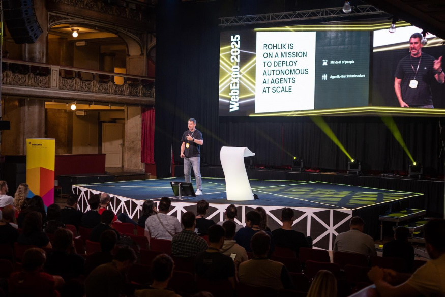 Tomáš Čupr na konferenci Webexpo 2025