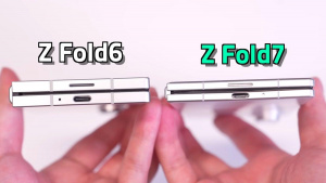 Srovnání Galaxy Z Fold 6 a Galaxy Z Fold 7