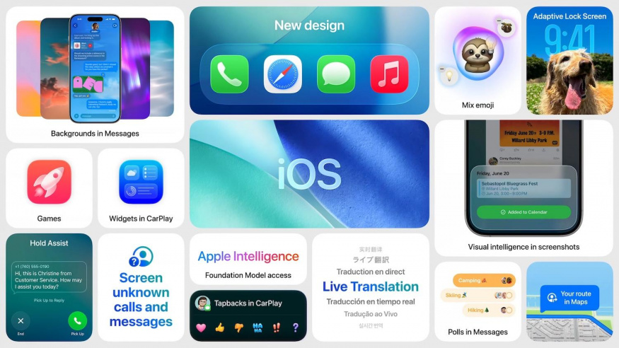 Kompletní přehled novinek v iOS 26