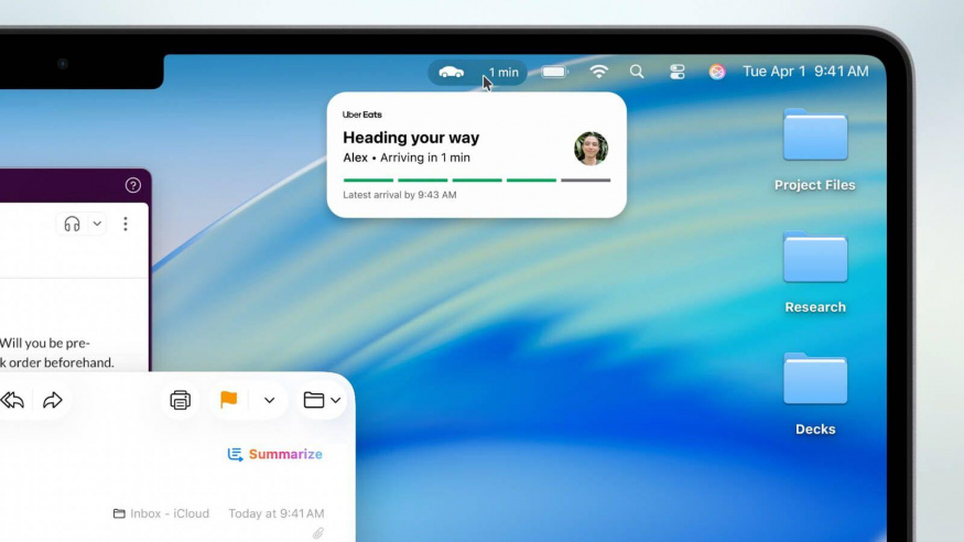 macOS 26 Tahoe, Aktivity živě