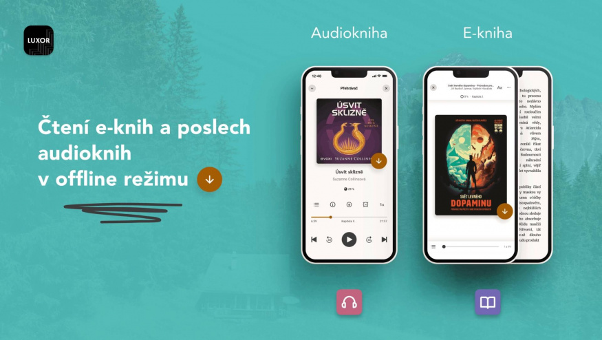 Pohled na mobilní aplikaci Můj Luxor