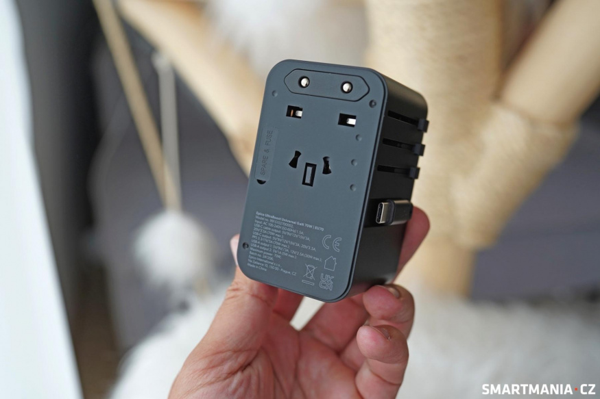 Epico UltraBoost GaN 70 W cestovní nabíjecí adaptér