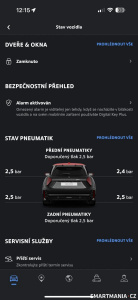 Aplikace zobrazí podrobnosti o automobilu