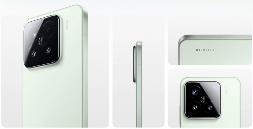 Xiaomi 15 v elegantní zelené barvě