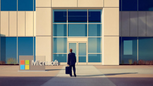 Zaměstnanec opouštějící Microsoft (ilustrační obrázek)