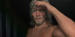 Sam Bridges ve hře Death Stranding 2
