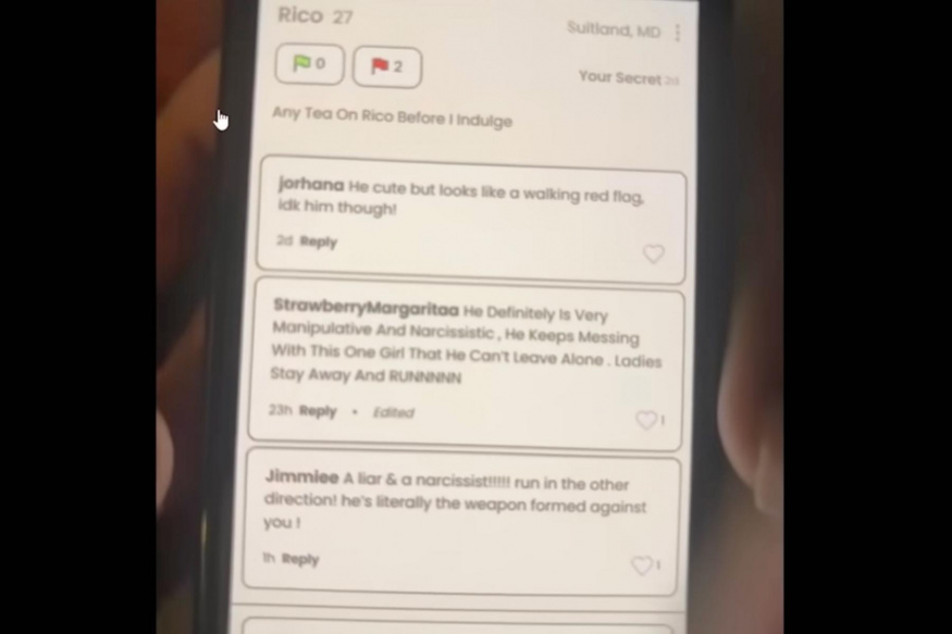 Falešné hodnocení mužů na Tea App