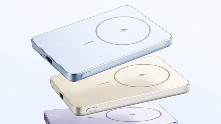 Bezdrátová powerbanka Xiaomi Super Slim Magnetic Power Bank 5000