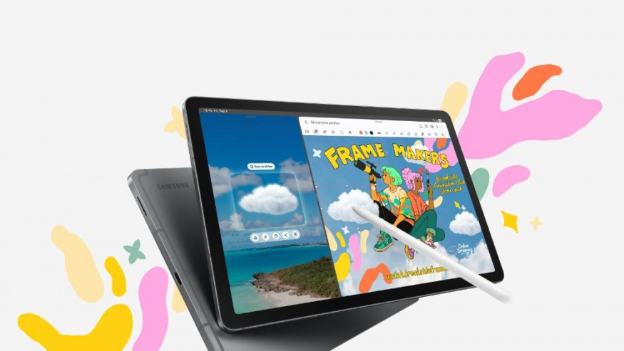 Galaxy Tab S10 Lite na tiskovém snímku
