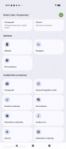Screenshot aplikace Můj Pixel