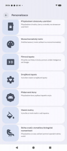 Screenshot aplikace Můj Pixel