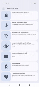 Screenshot aplikace Můj Pixel