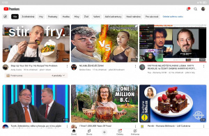 Naplno fungují i další aplikace, například YouTube