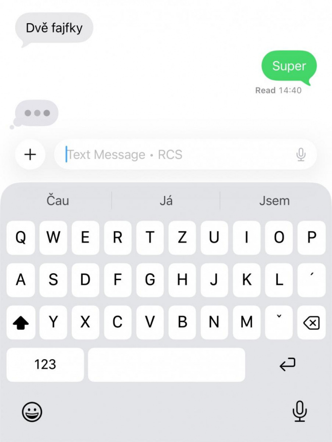 Díky RCS rovnou vidíte, kdy druhá strana zprávu zobrazila
