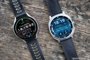 Srovnání s Watch 6, které mají větší displej, ale chybí jim luneta
