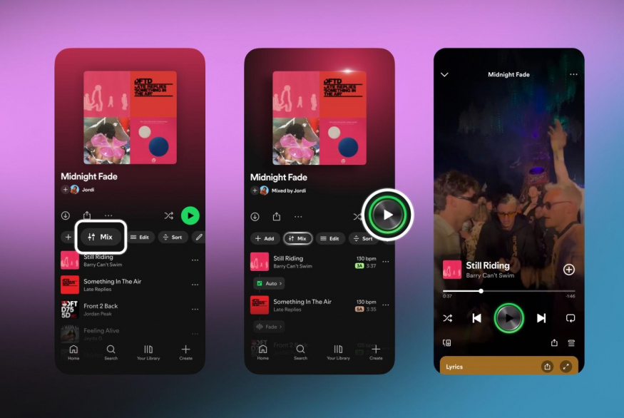 Nová funkce Spotify Mix