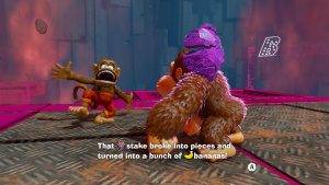 Snímek z Donkey Kong Bananza